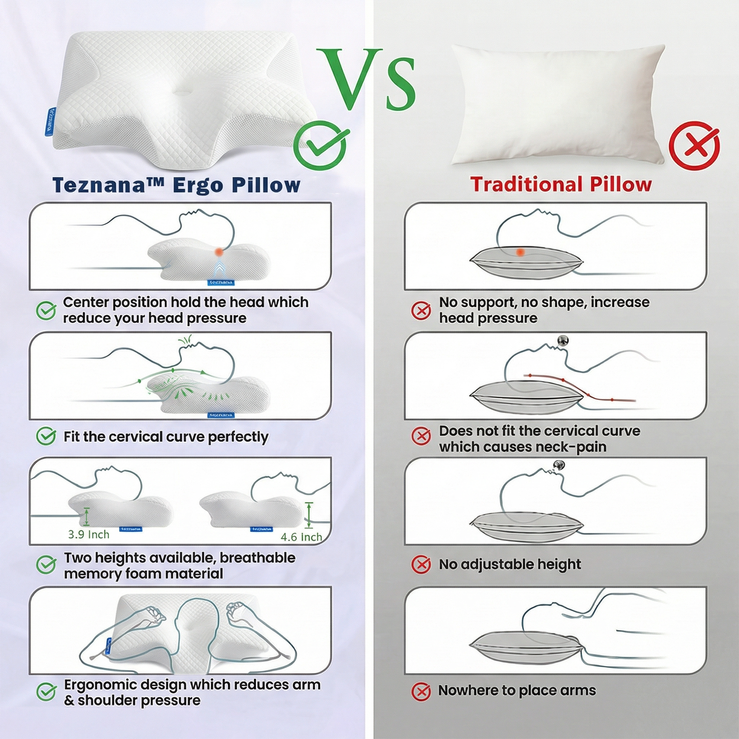 Teznana™ Ergo Pillow